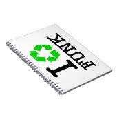 Ich Recycelte Funk Notizblock (Rechte Seite)
