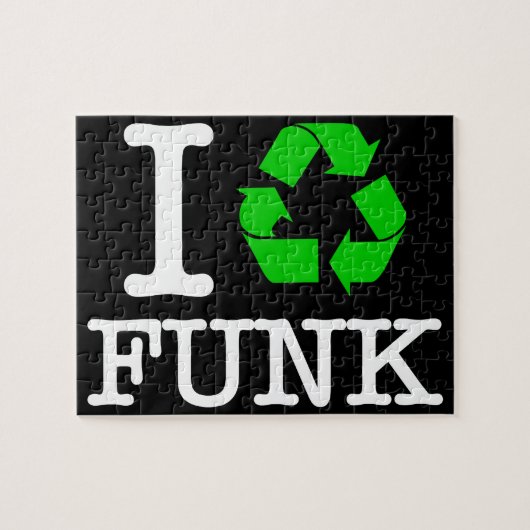 Ich Recycelte Funk Puzzle (Horizontal)