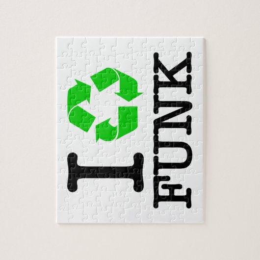 Ich Recycelte Funk Puzzle (Vertikal)