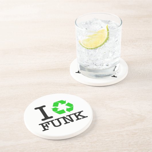 Ich Recycelte Funk Untersetzer (Seite)