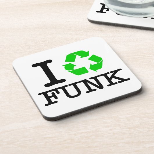 Ich Recycelte Funk Untersetzer (Linke Seite)