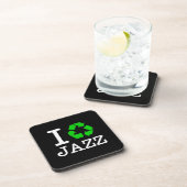 Ich Recycelte Jazz Getränkeuntersetzer (Rechte Seite)
