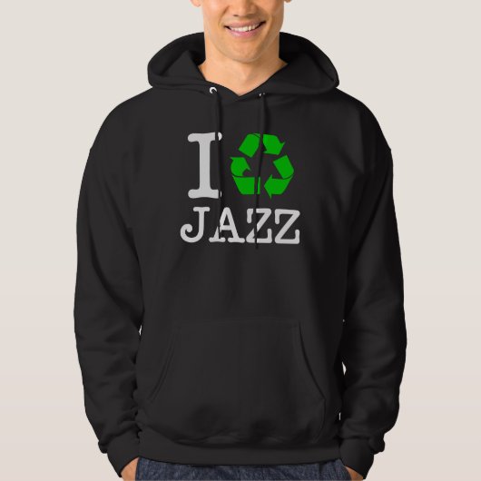 Ich Recycelte Jazz Hoodie (Vorderseite)