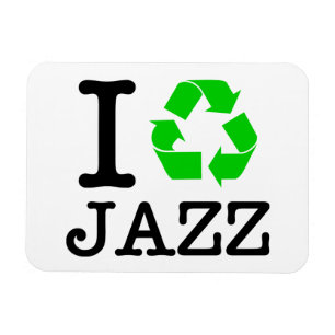 Ich Recycelte Jazz Magnet