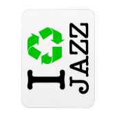 Ich Recycelte Jazz Magnet (Vertikal)
