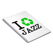 Ich Recycelte Jazz Notizblock (Rechte Seite)