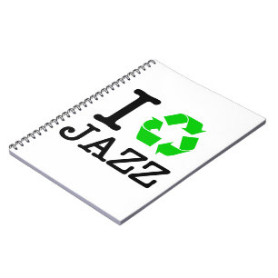 Ich Recycelte Jazz Notizblock