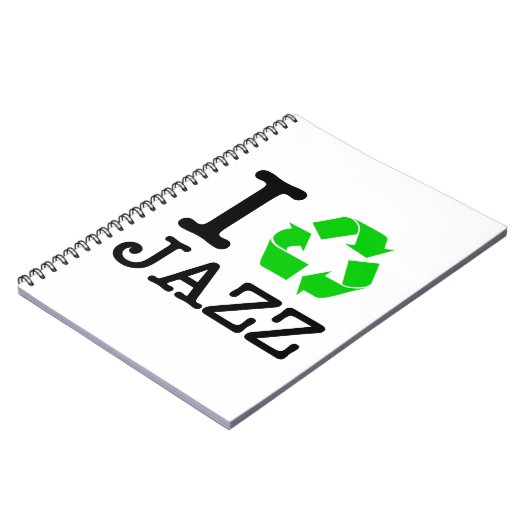 Ich Recycelte Jazz Notizblock (Linke Seite)