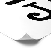 Ich Recycelte Jazz Poster (Ecke)