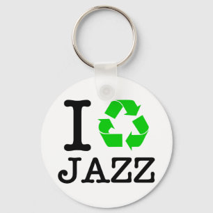 Ich Recycelte Jazz Schlüsselanhänger