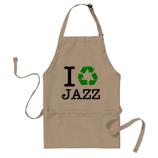 Ich Recycelte Jazz Schürze (Vorne)