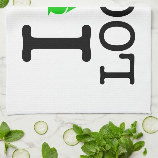 Ich Recycelte Loops Geschirrtuch (Gefaltet)