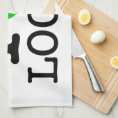 Ich Recycelte Loops Geschirrtuch (Viertel Falte)