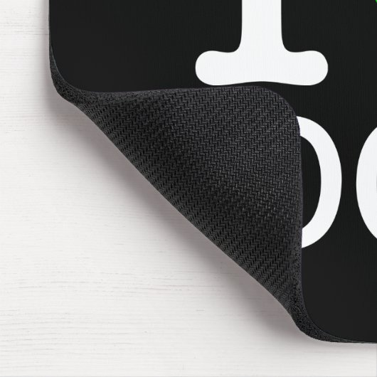 Ich Recycelte Loops Mousepad (Ecke)