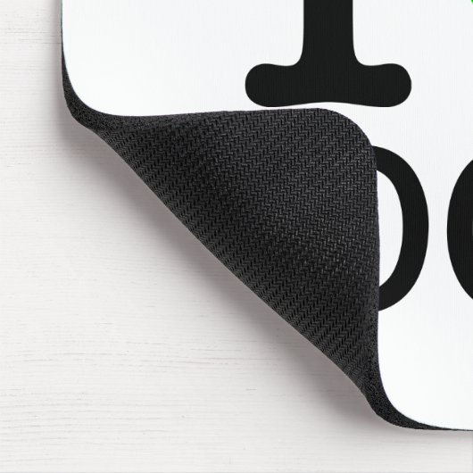 Ich Recycelte Loops Mousepad (Ecke)