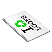 Ich Recycelte Loops Notizblock (Rechte Seite)