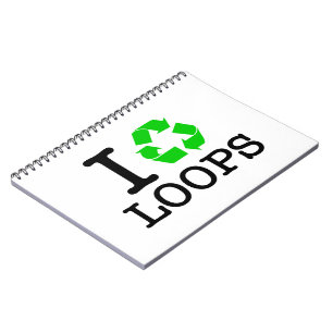 Ich Recycelte Loops Notizblock