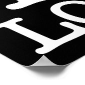 Ich Recycelte Loops Poster (Ecke)