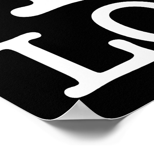 Ich Recycelte Loops Poster (Ecke)