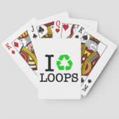 Ich Recycelte Loops Spielkarten (Rückseite)