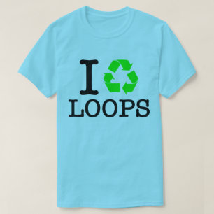 Ich Recycelte Loops T-Shirt