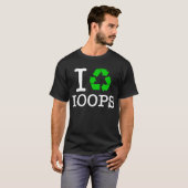 Ich Recycelte Loops T-Shirt (Vorne ganz)