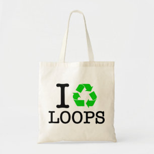 Ich Recycelte Loops Tragetasche