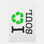 Ich Recycelte Soul Geschirrtuch (Vertikal)