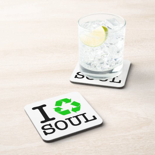 Ich Recycelte Soul Untersetzer (Rechte Seite)