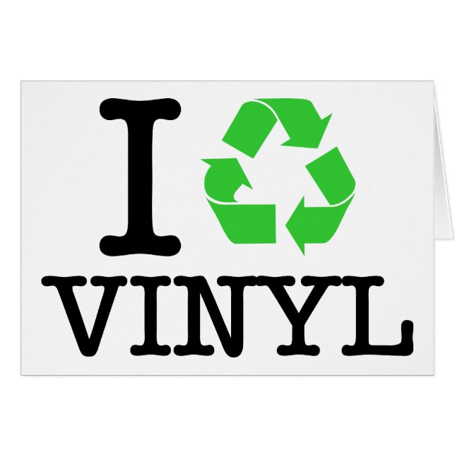 Ich Recycelte Vinyl (Vorderseite (Horizontal))