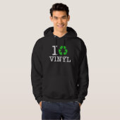 Ich Recycelte Vinyl Hoodie (Vorne ganz)