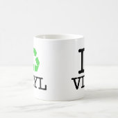 Ich Recycelte Vinyl Kaffeetasse (Mittel)
