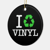 Ich Recycelte Vinyl Keramikornament (Links)