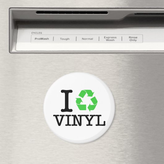 Ich Recycelte Vinyl Magnet (In Situ (Geschirrspüler))