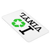 Ich Recycelte Vinyl Magnet (Rechte Seite)