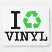 Ich Recycelte Vinyl Mousepad (Vorne)
