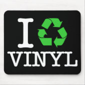 Ich Recycelte Vinyl Mousepad (Vorne)