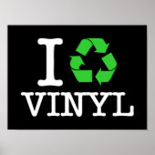 Ich Recycelte Vinyl Poster (Vorne)