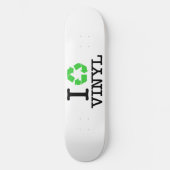 Ich Recycelte Vinyl Skateboard (Vorderseite)