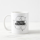 Ich recycle Freundinnen Kaffeetasse (Links)
