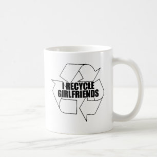 Ich recycle Freundinnen Kaffeetasse