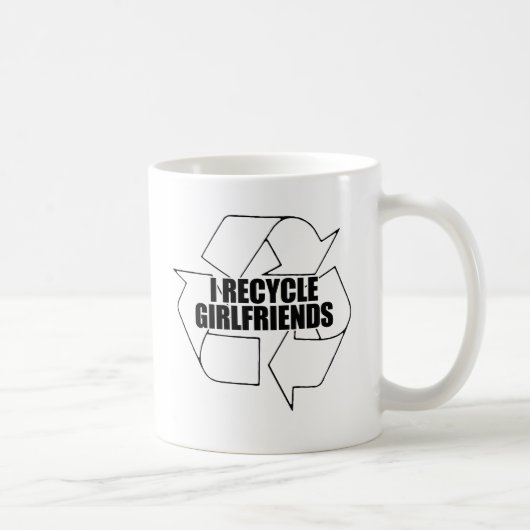 Ich recycle Freundinnen Kaffeetasse (Rechts)