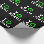 Ich recycle Schläge Geschenkpapier (Ecke)