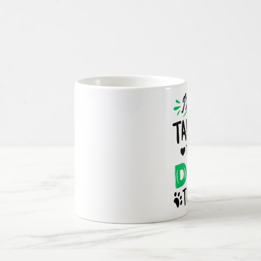 Ich rede heute nur mit meinem Hund Kaffeetasse (Mittel)