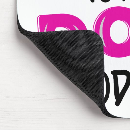 Ich rede heute nur mit meinem Hund Mousepad (Ecke)