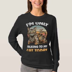 Ich rede heute nur mit meiner Katze 54 T-Shirt