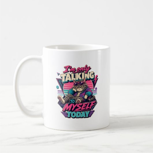 Ich rede heute nur mit mir selbst, Katze Kaffeetasse (Links)