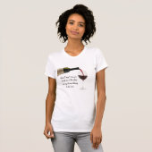 Ich rede mit dem Wein T-Shirt (Vorne ganz)