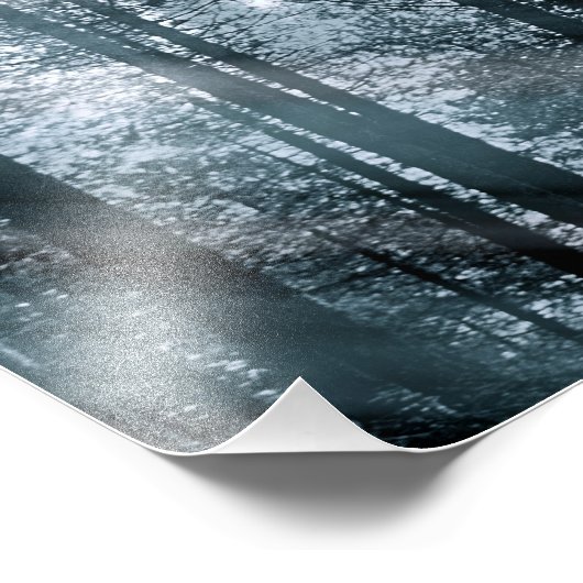 Ich rede mit den Bäumen... Fotodruck (Ecke)