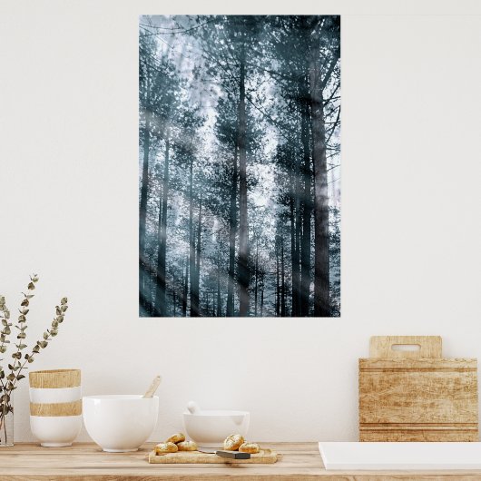 Ich rede mit den Bäumen... Poster (Küche)